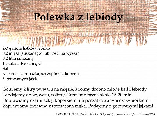 Przepisy na potrawy kuchni Słowian