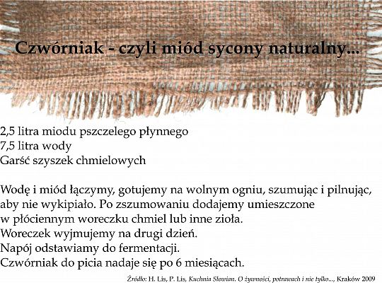 Przepisy na potrawy kuchni Słowian